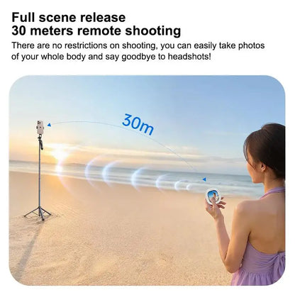 【A】Mini Wireless Magnetic Phone Screen Projector Mobile Phone Rear Camera Selfie Video Camera For Vlog Live Selfie Screen