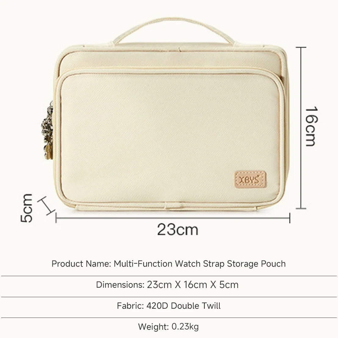 Watch Bands Storage Bag For Women Portable Storage Makeup Organizer Large Capacity Travel Toiletry Storage Bags