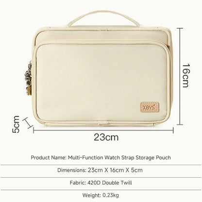 Watch Bands Storage Bag For Women Portable Storage Makeup Organizer Large Capacity Travel Toiletry Storage Bags