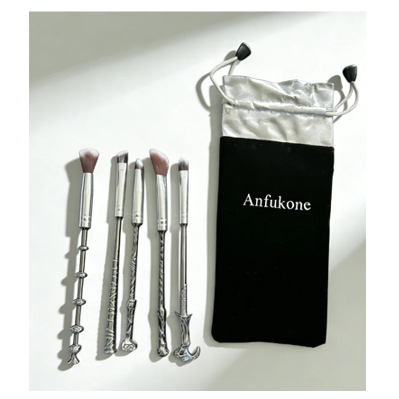 5PCS Makeup Brushes Set, Stocking Stuffers for Teen Girls Kids Women, Foundation Eyebrow Blush Brushes