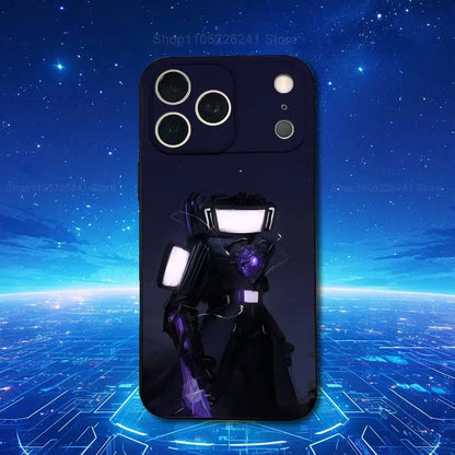 S-Skibidi T-Toilet M-Mobile For iPhone 13,17,11,12,16,14,15,Plus,Pro Max,XS,X,XR,SE,Mini,8,7,Soft Silicone Black Phone Case