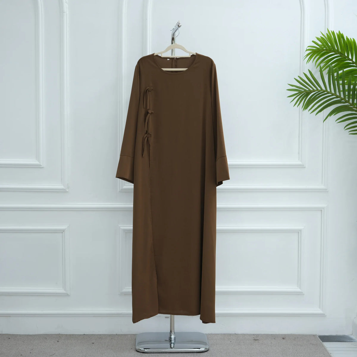Elegant Abaya Women Dubai Ramadan Eid Arabic Traditional Muslim Modest Dress Islamic Holiday Outfit New Plain Turkey Kaftan Robe