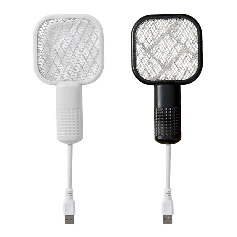 Electric Mosquito Swatter UV Light Bug Zapper Rechargeable Fly Killer Insect Racket Portable Outdoor Pest Control For Camping