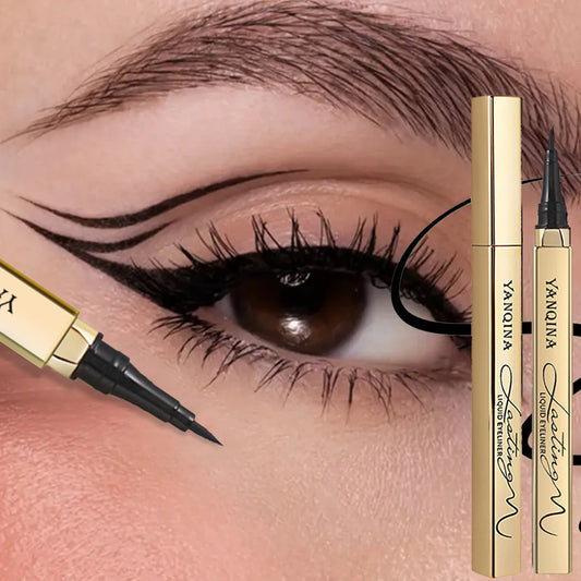 Quick-dry Eyeliner Pencil Makeup Long Lasting Smooth Matte Eye Liner Waterproof Anti Smudge Liquid Eyeliner Pen Eyes Cosmetics