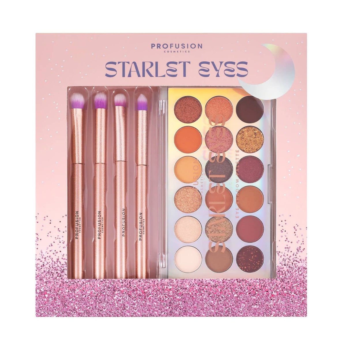 WHOLESALE STARLET EYES - 5 PC PALETTE & BRUSH SET