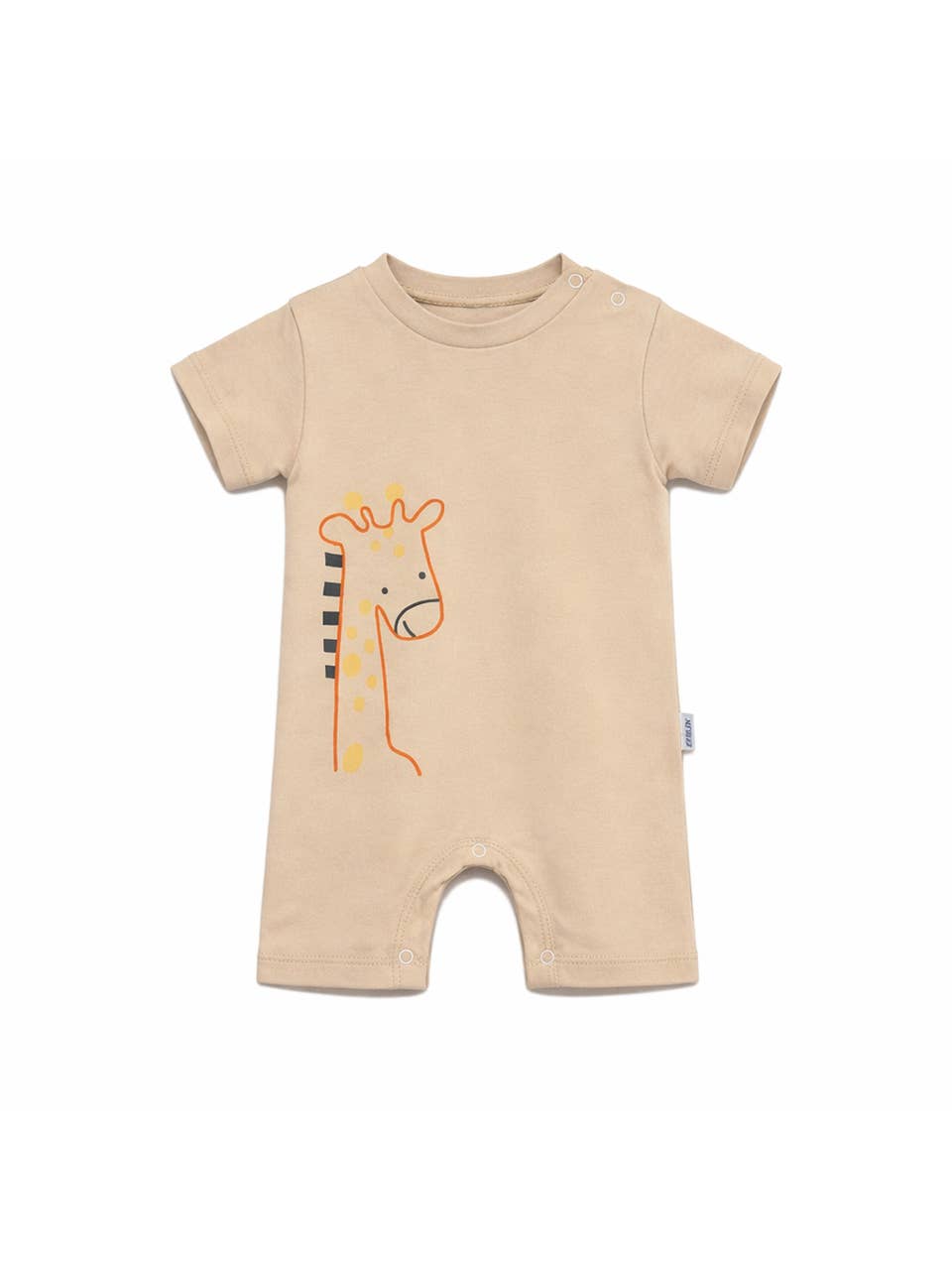 Wholesale Giraffe Print Baby Romper | Soft Cotton Bodysuit 3 Colors