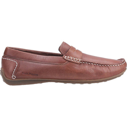 Wholesale Hush Puppies Roscoe Slip On Mens Shoes in Brown