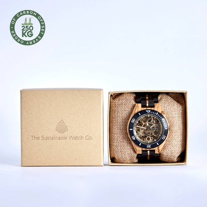 Wholesale The Rosewood - Mechanical Wood Watch for Men - Handmade & Eco-friendly