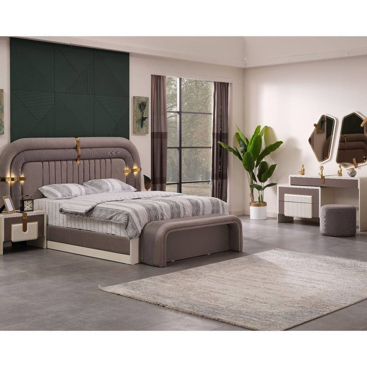 Wholesale Zurich Bed Frame With Headboard