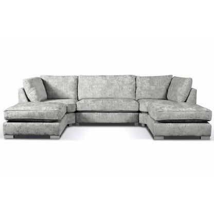 Wholesale Willows U-Shape Luxury Chenille 6-Seater Corner Sofa